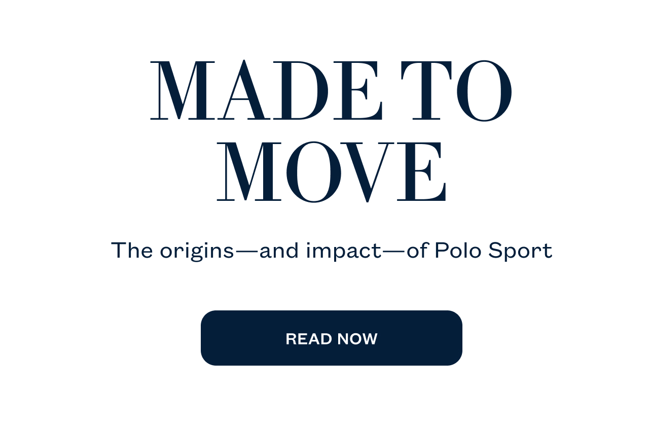 The origins - and impact - of Polo Sport. READ NOW