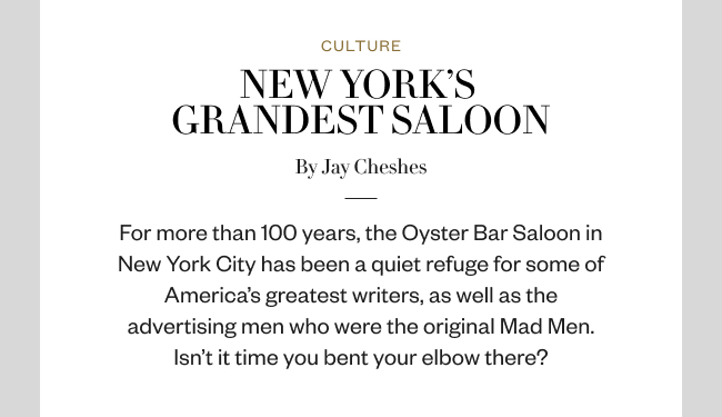 New York's Grandest Saloon