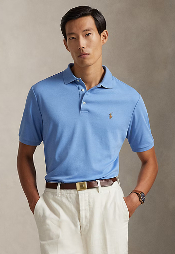 Mesh Long-Sleeve Polo Shirt – All Fits