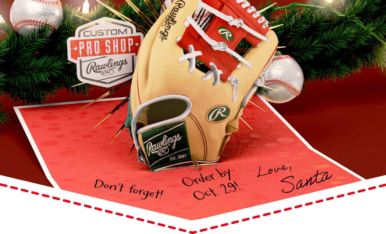 Order Your Custom Glove by 10/29 to Receive by Christmas