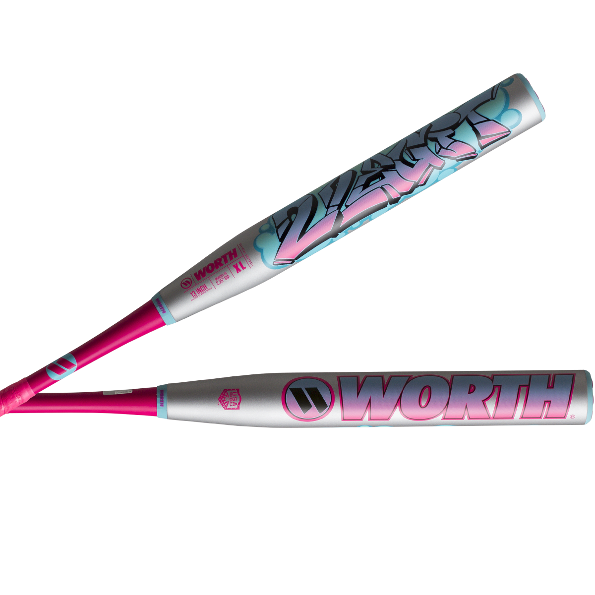 2026 Worth 2 Legit 2-Piece XL 13" USA Slowpitch Bat