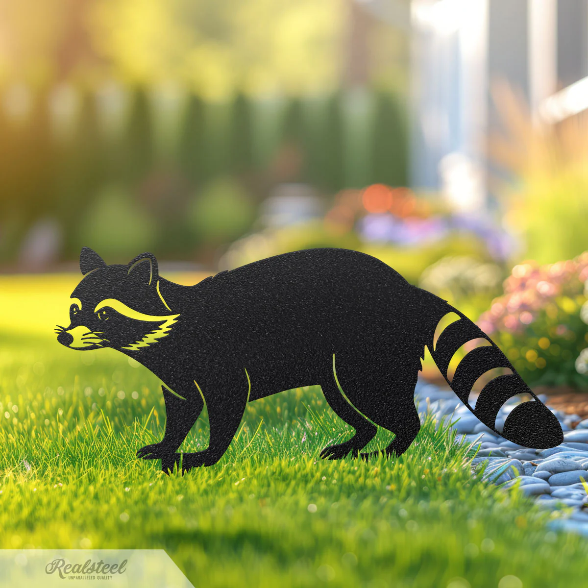 Image of Garden Art - Raccoon Family 3 Pack