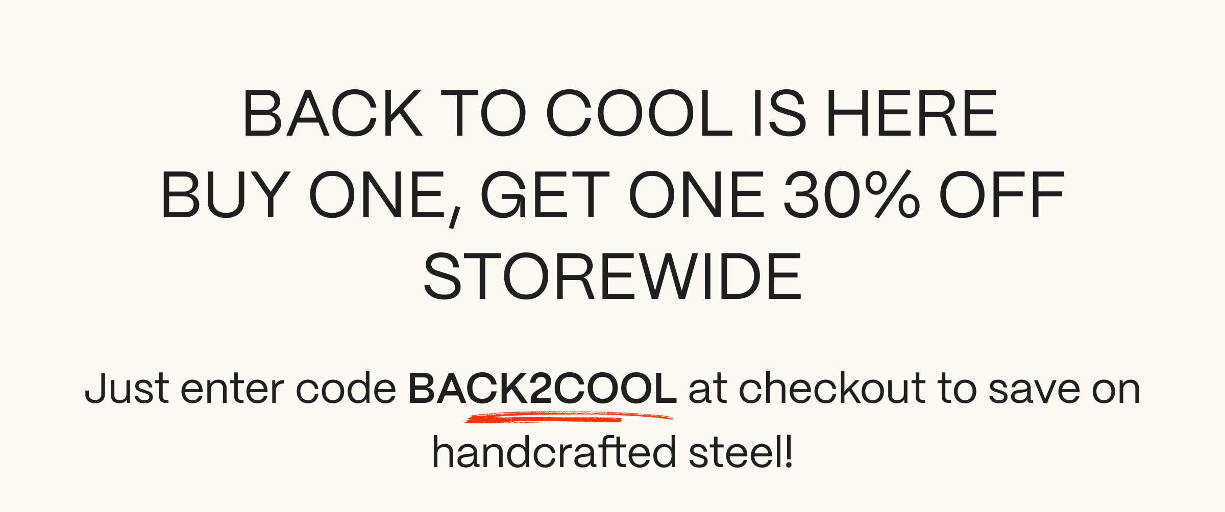 BOGO SALE