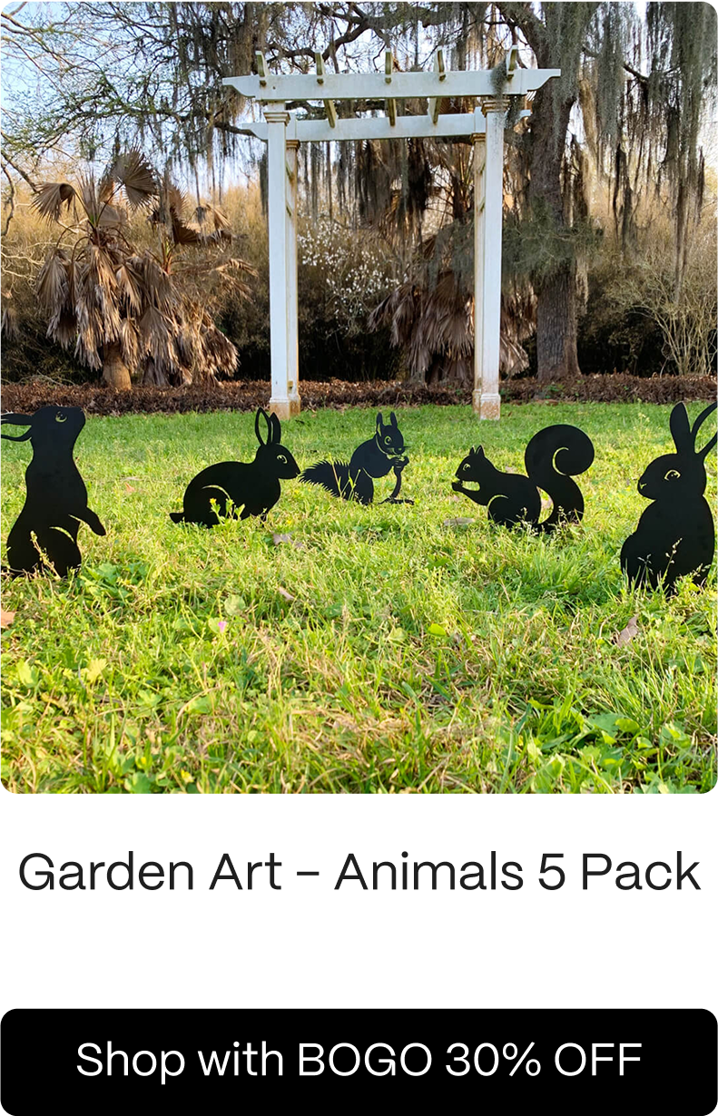 Garden Art - Animals 5 Pack