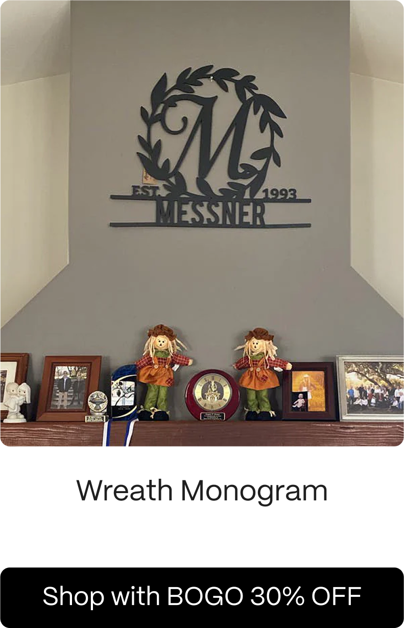 Wreath Monogram