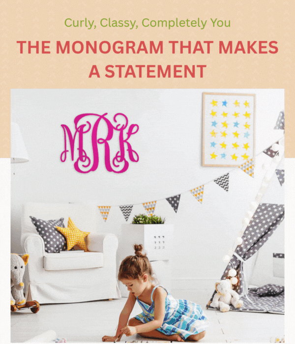 Curly Monogram