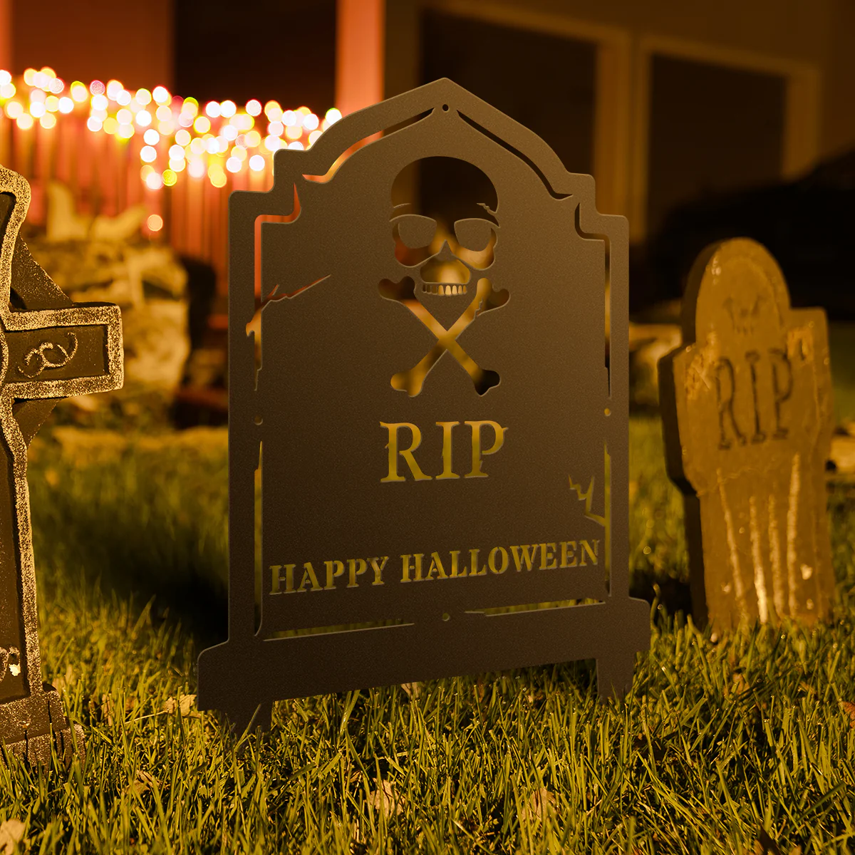 Image of Halloween Tombstone Monogram