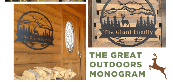 The Great Outdoors Monogram