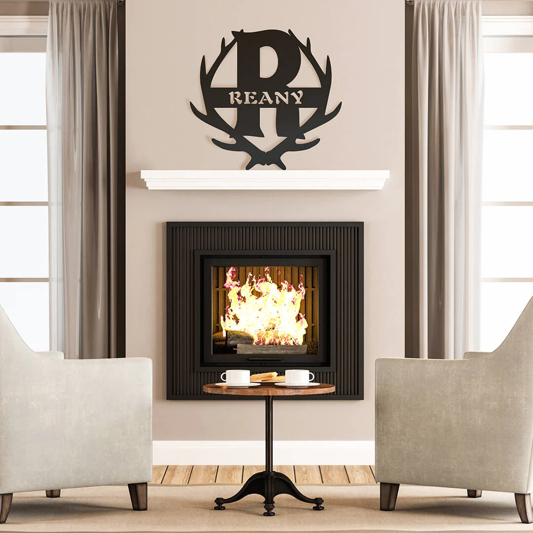 Image of Antler Monogram Wall Décor