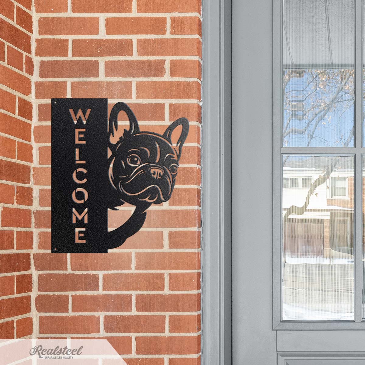 Image of Beware of Dog Address Sign