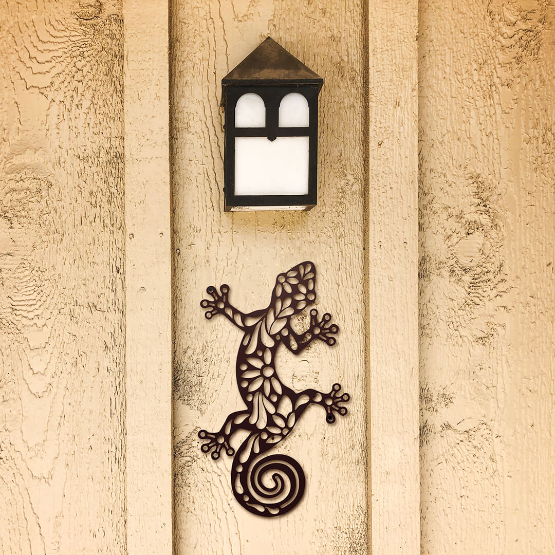 Image of Gecko The Lizard Metal Décor
