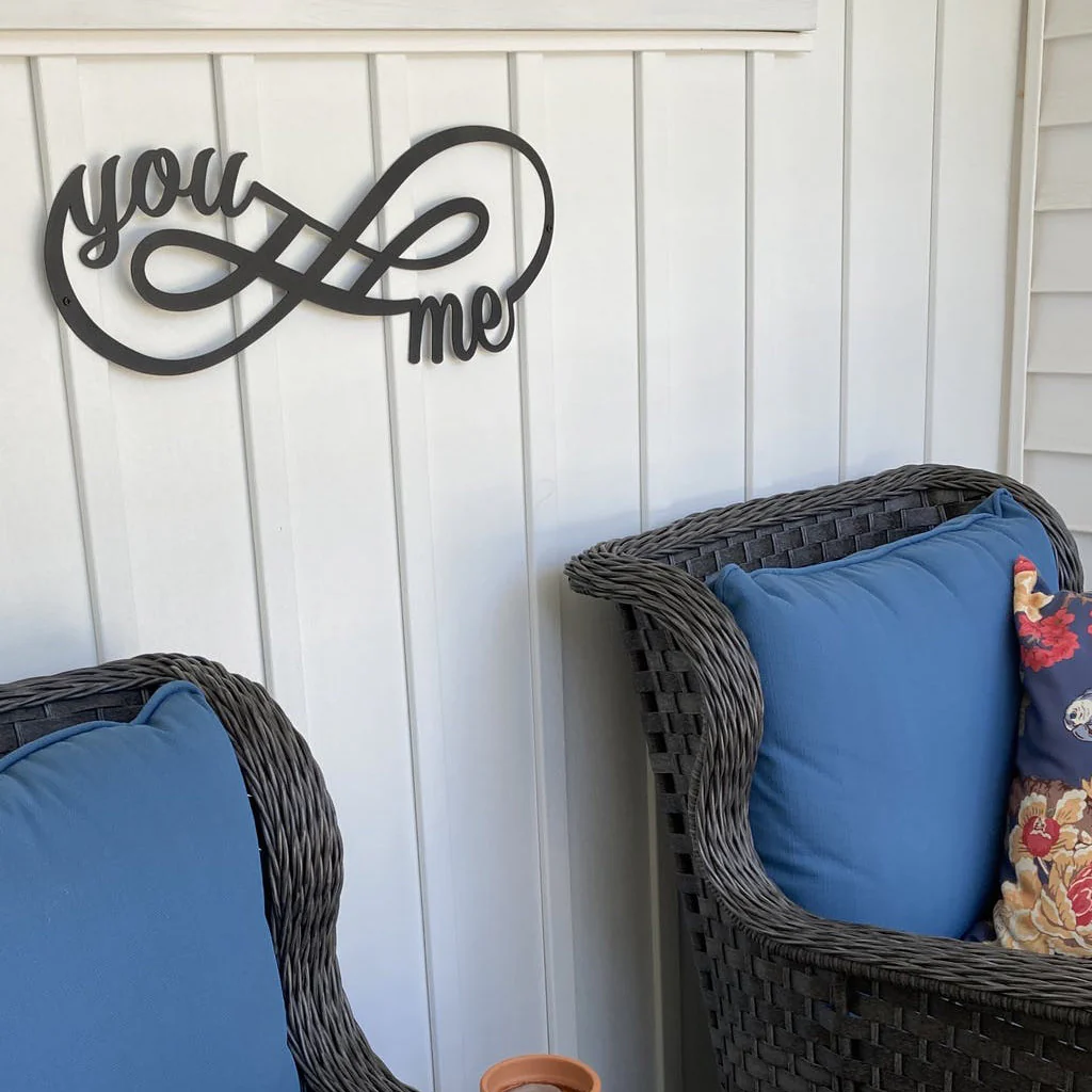 Image of You + Me for Infinity Wall Décor Sign