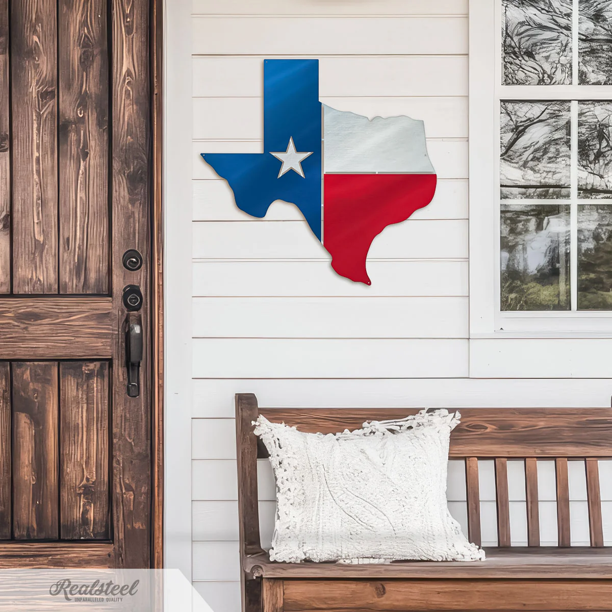 Image of Texas Map Flag