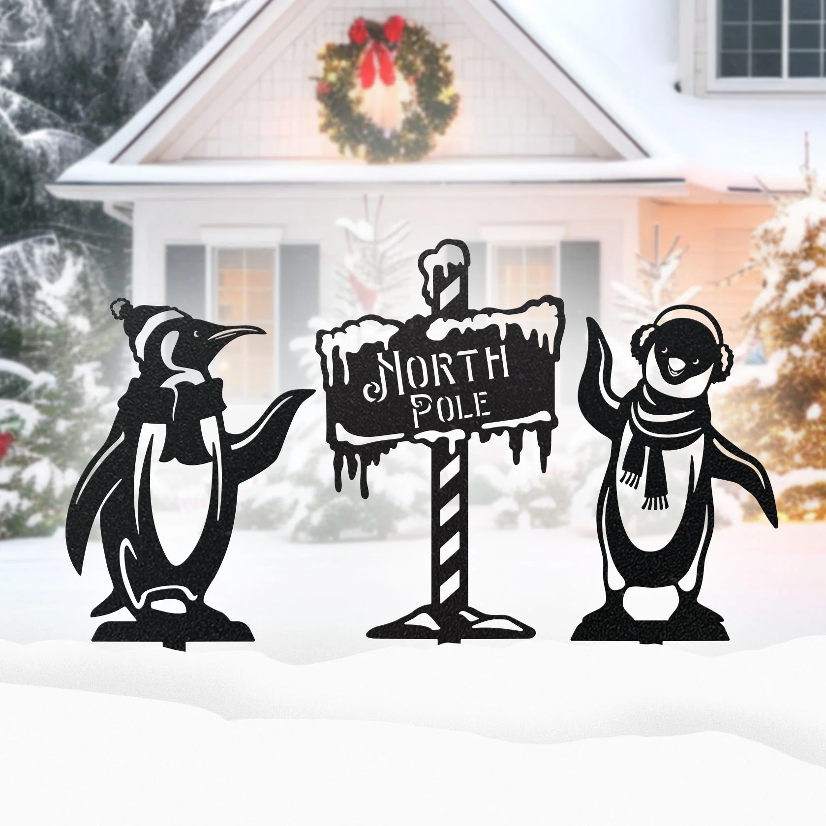 Image of Garden Art - North Pole Critters Set