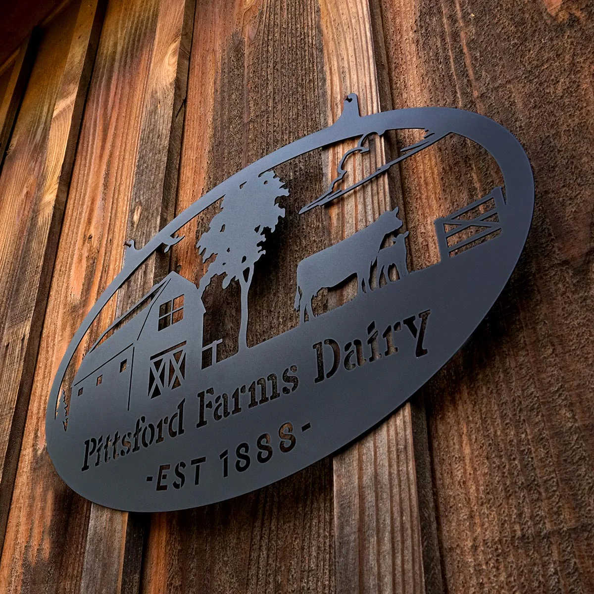 Image of Metal Personalized Choose Your Farm Sign