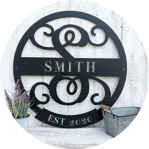Family Name Monogram