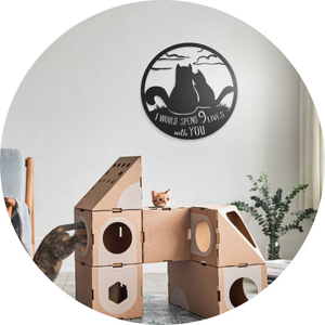 9 Lives Together Wall Art