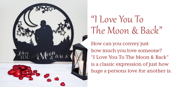Love You To The Moon Wall Art