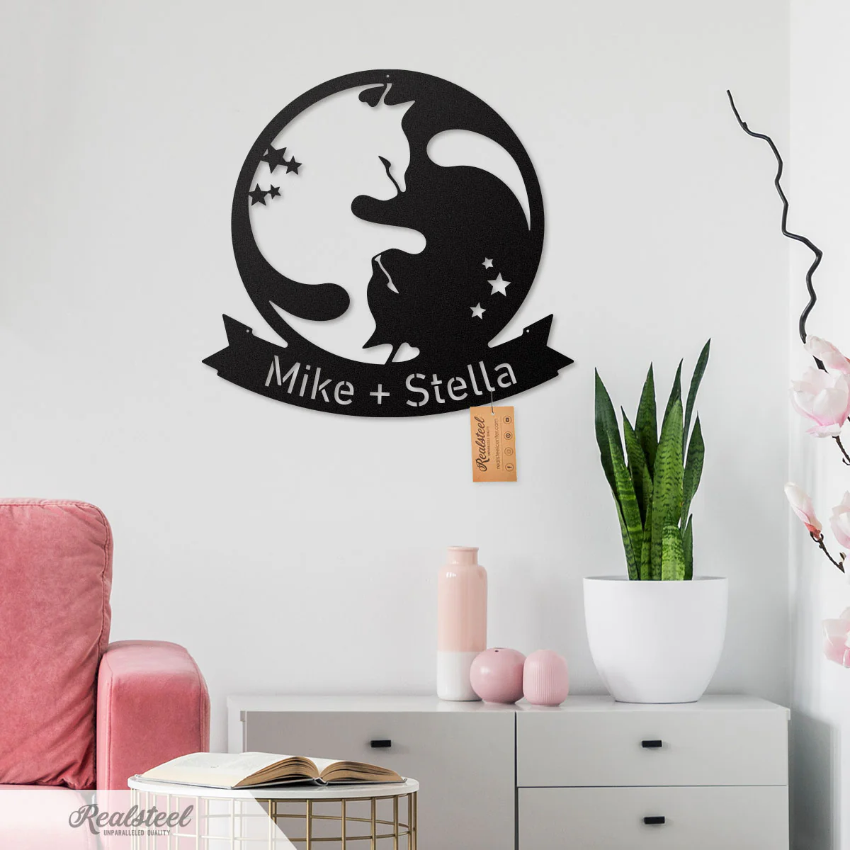 Image of Cats Yin and Yang Monogram