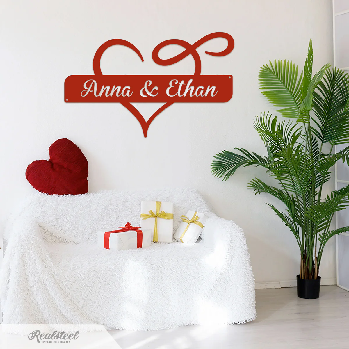 Image of Personalized Infinity Heart Monogram