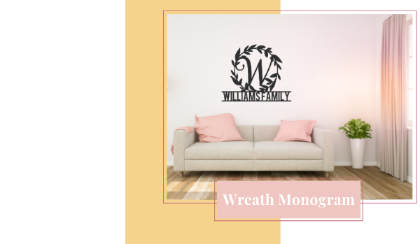 Wreath Monogram
