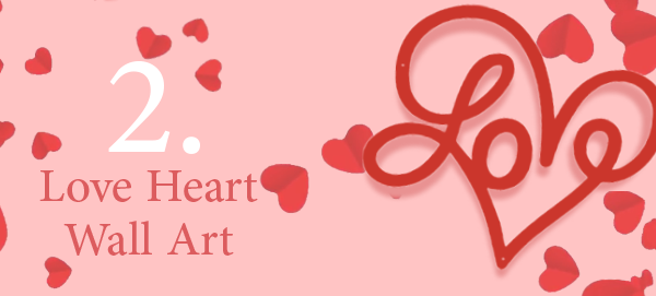 Realsteel Love Heart Wall Art