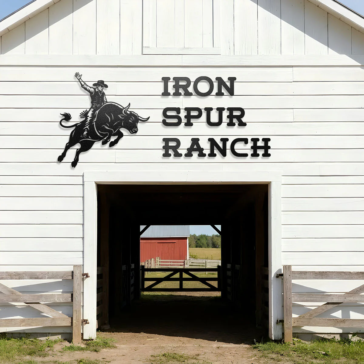 Image of Bucking Bull Metal Wall Art – Rodeo & Western Steel Decor