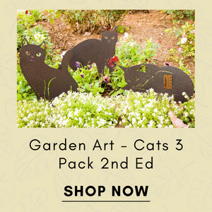 Garden Art - Cats 3 Pack 2nd Ed