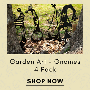 Garden Art - Gnomes 4 Pack