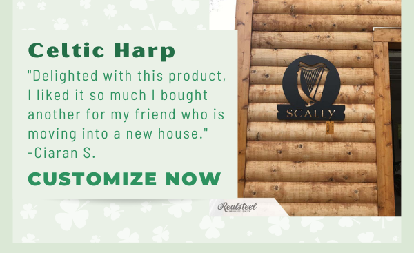 Celtic Harp Monogram