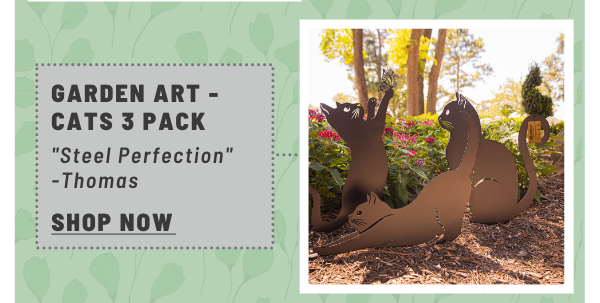 Garden Art - Cats 3 Pack