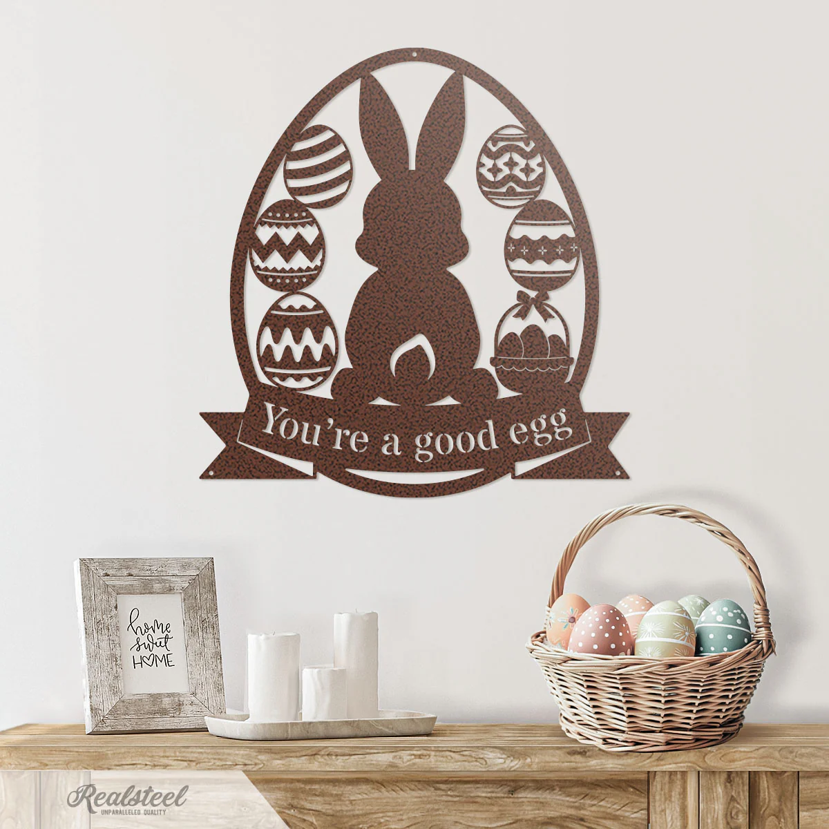Image of Easter Basket Bunny Monogram