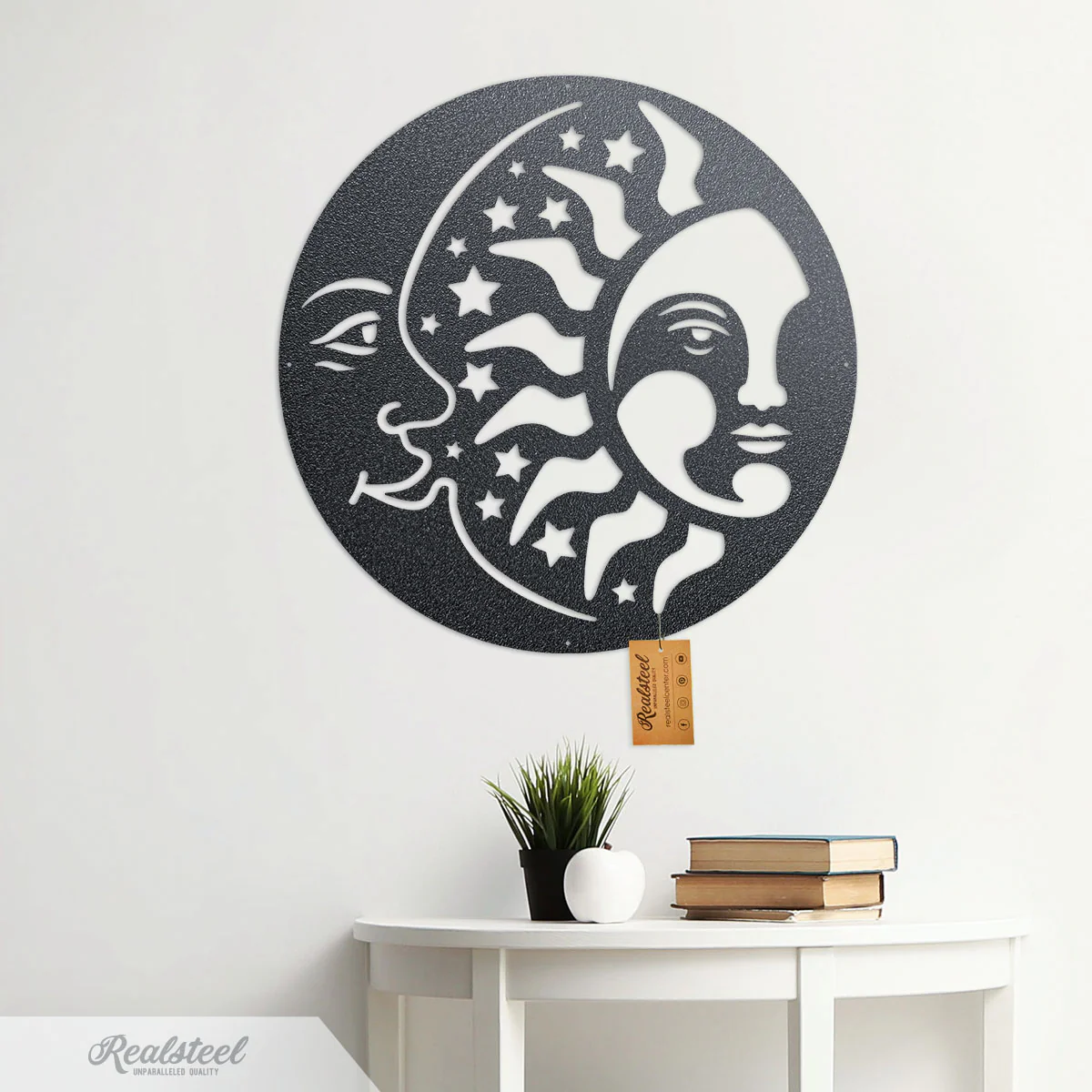 Image of Sun Moon Wall Art – A Beautiful Balance of Night and Day