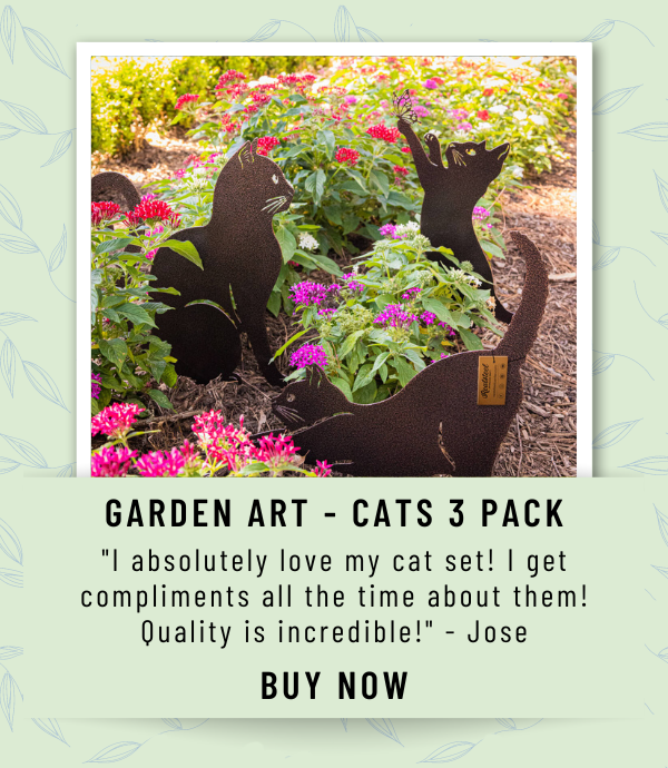 Garden Art - Cats 3 Pack