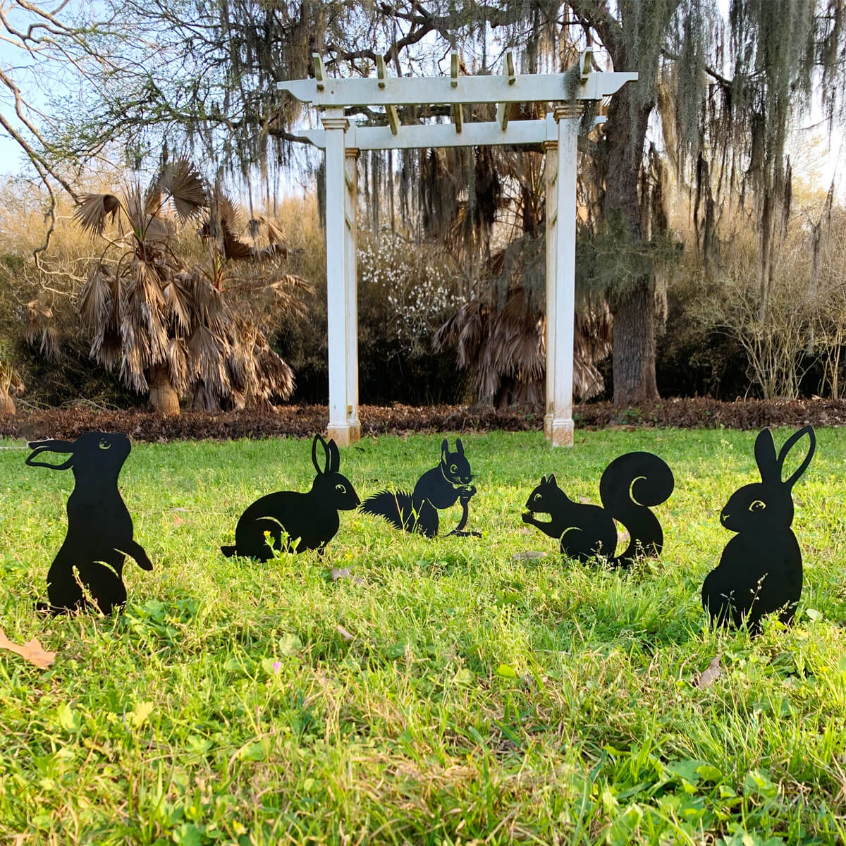 Image of Garden Art - Animals 5 Pack