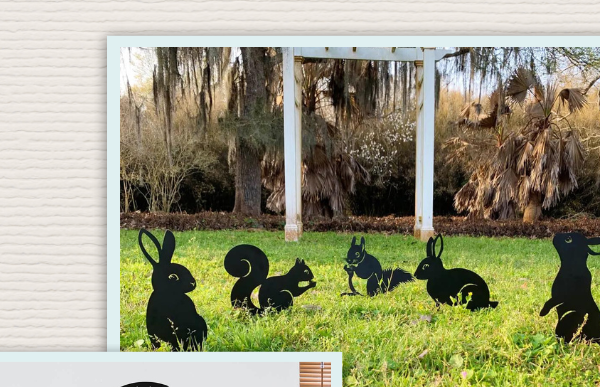 Garden Art - Animals 5 Pack