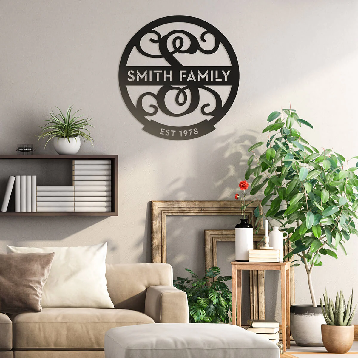 Image of Family Name Monogram