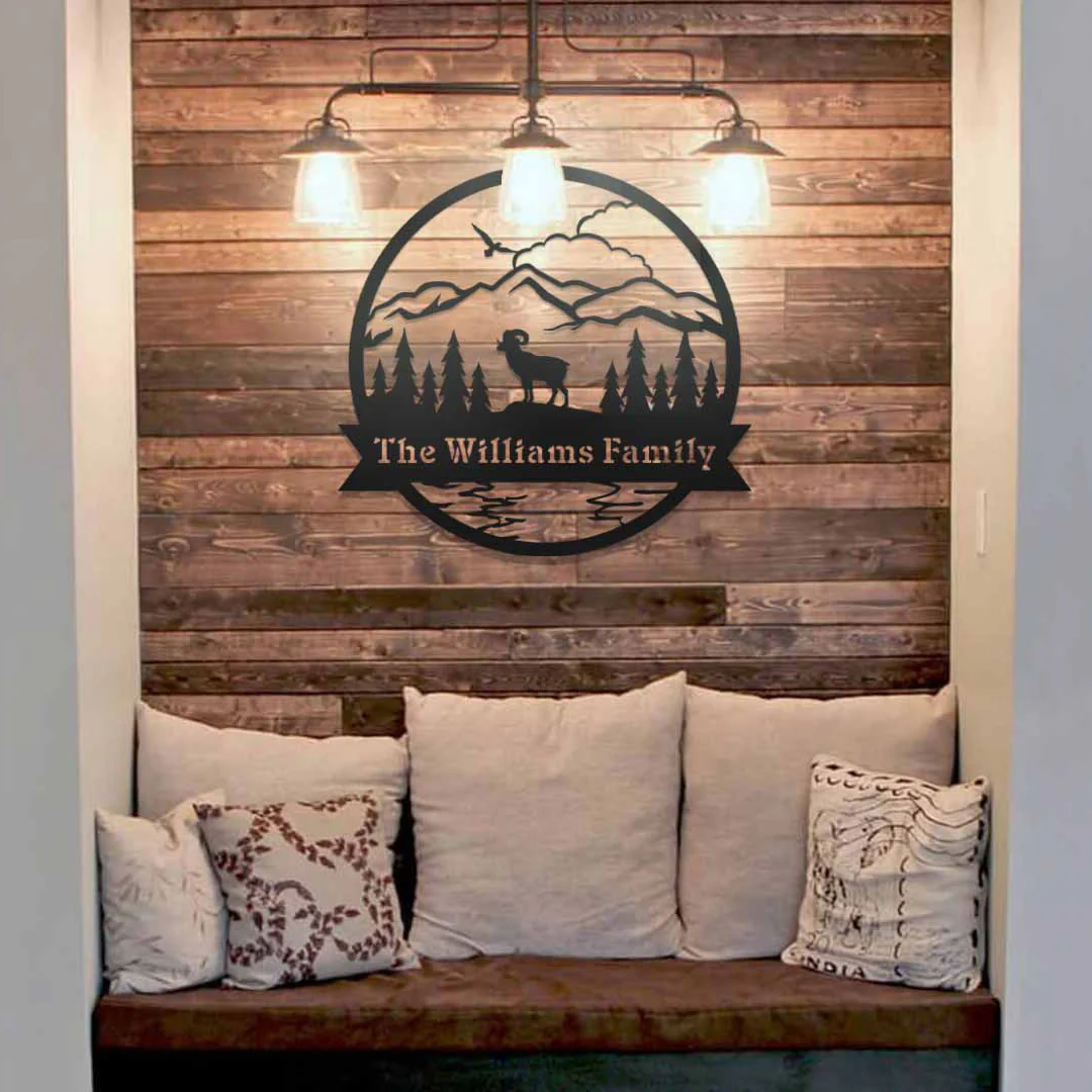 Image of Great Outdoors Bighorn Sheep Monogram