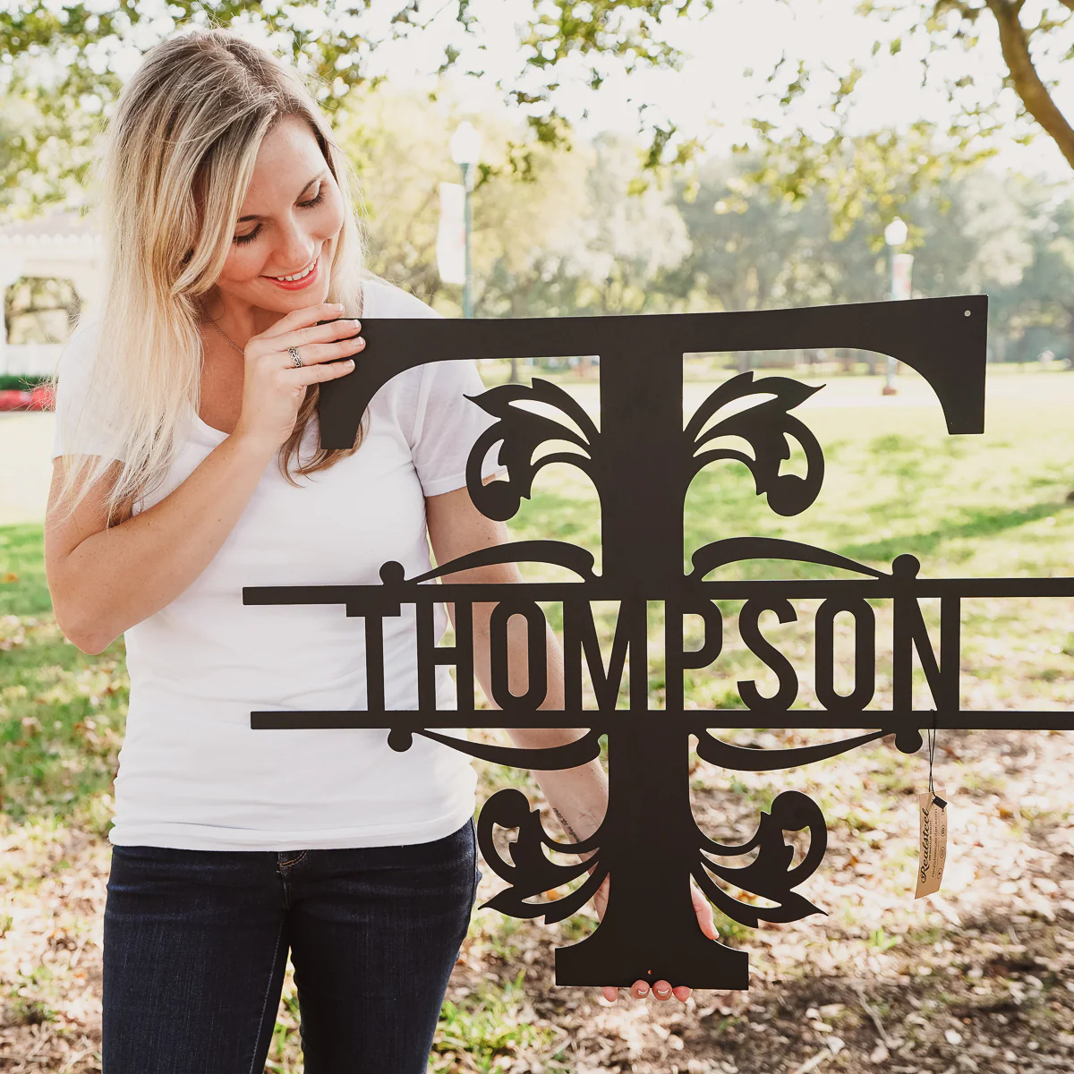 Image of Split Letter Name Monogram