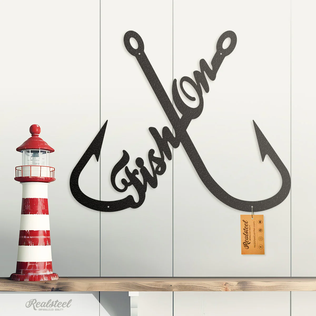 Image of "Fish On" Fisher Wall Art