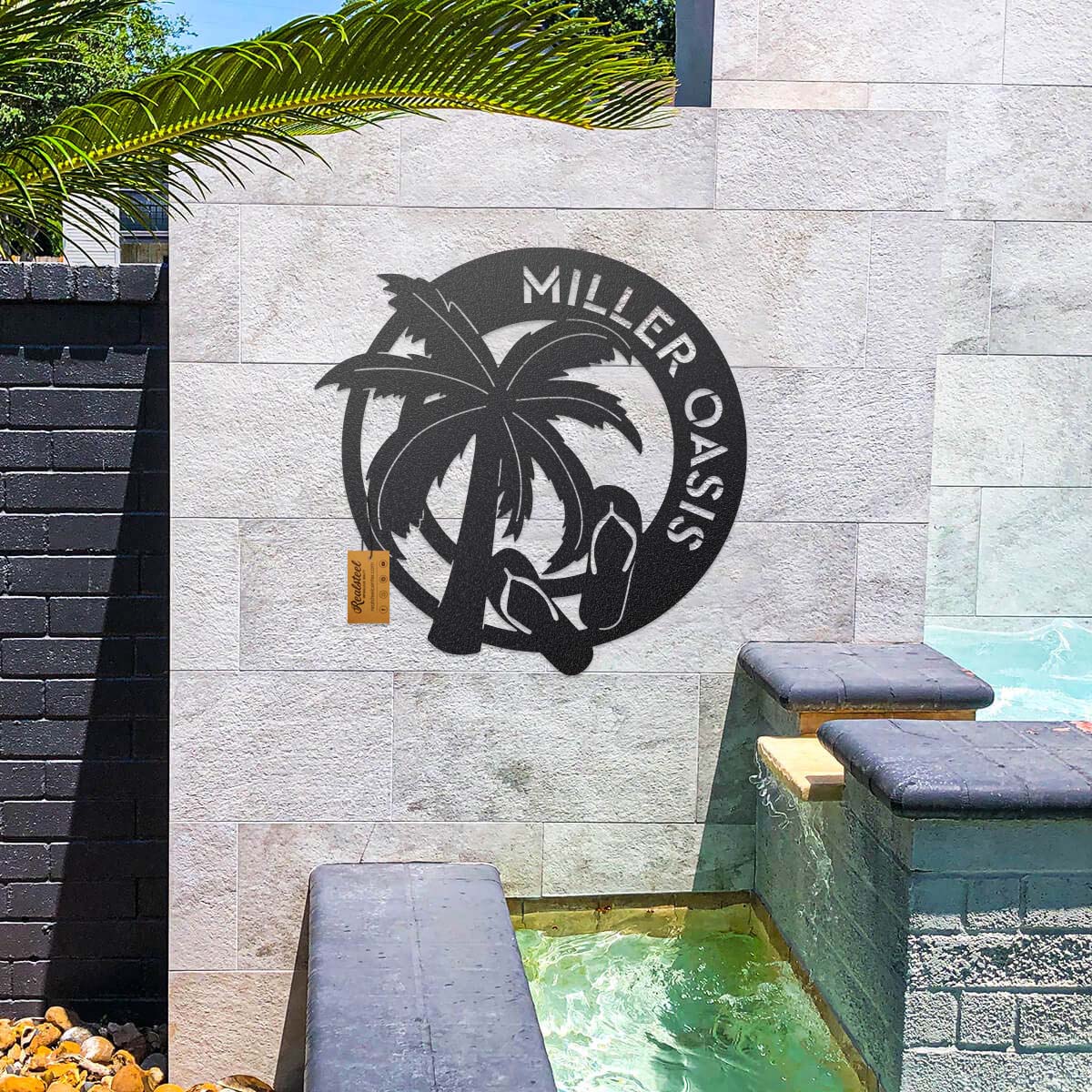 Image of Tropical Oasis Monogram