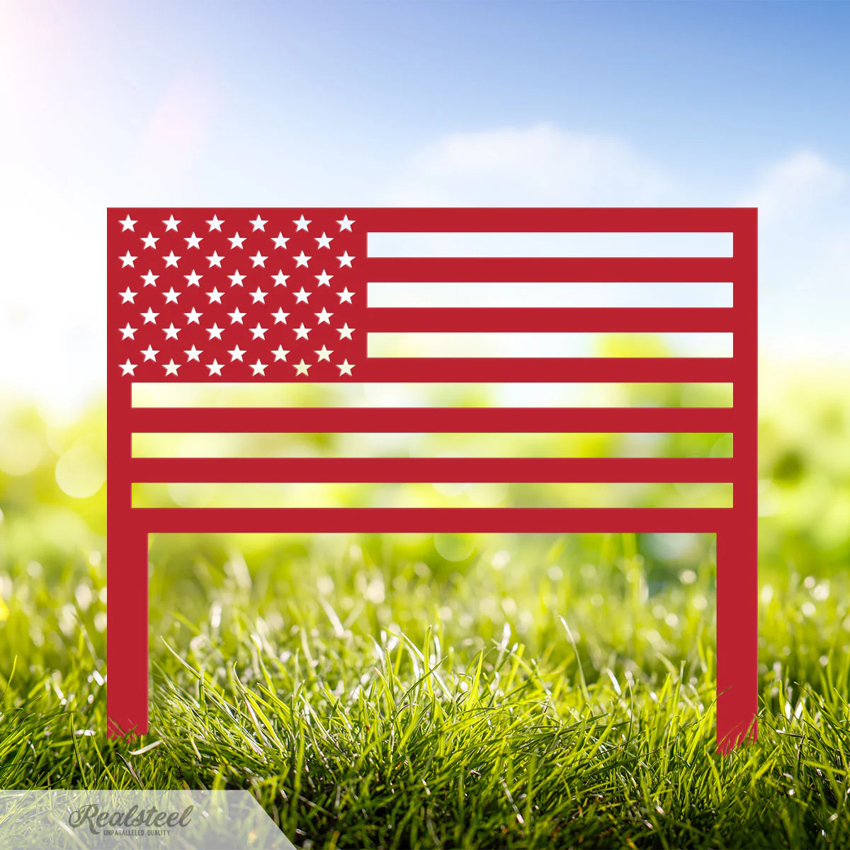Image of American Flag Stake