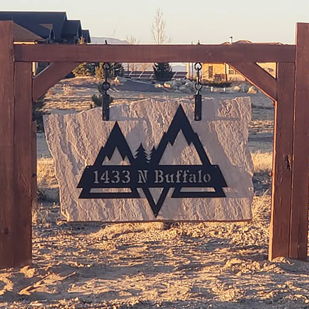 Image of Mountains Split Monogram