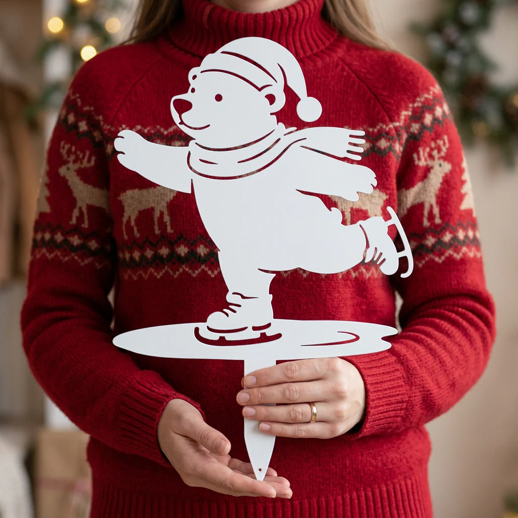 Image of Polar Bear Garden Stakes