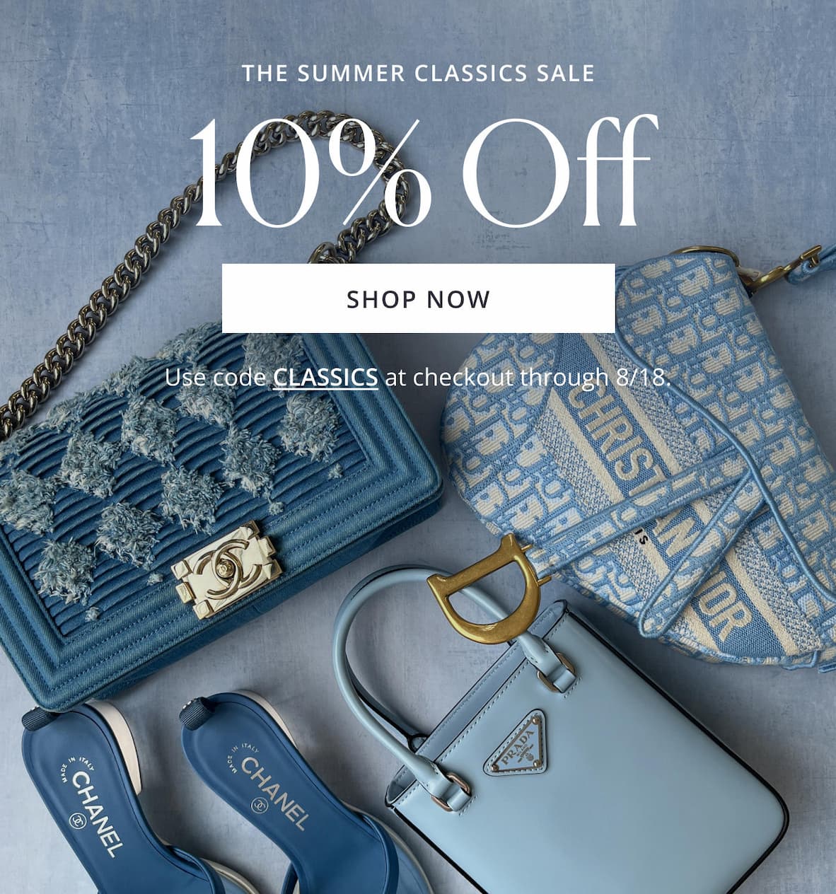 THE SUMMER CLASSICS SALE