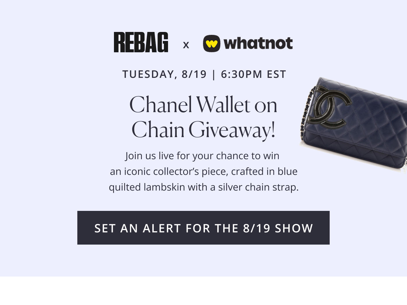 Chanel Wallet on Chain Giveaway!