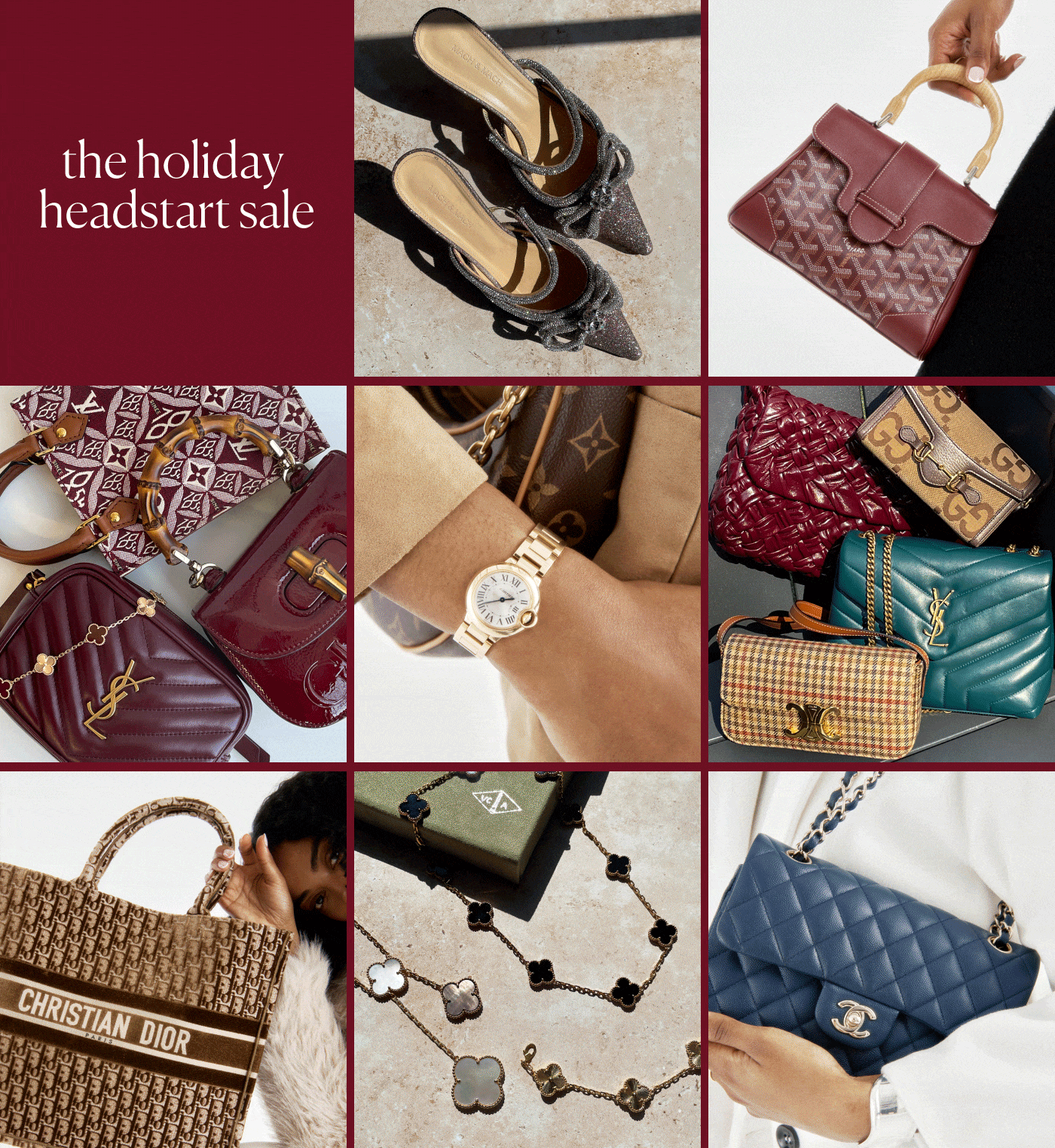 THE HOLIDAY HEADSTART SALE