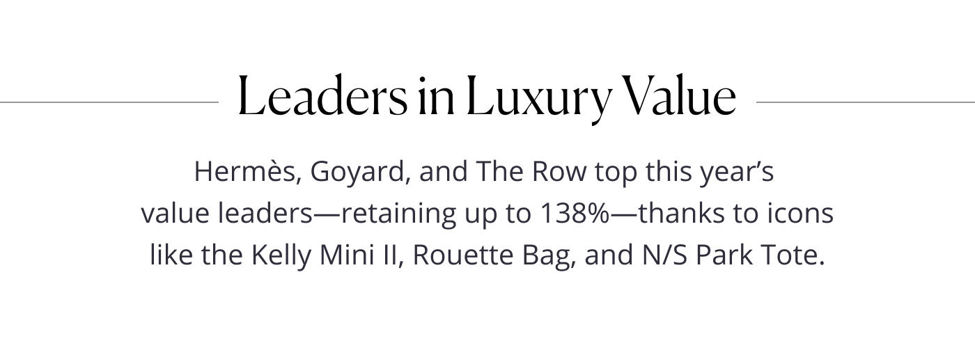 Leaders in Luxury Value