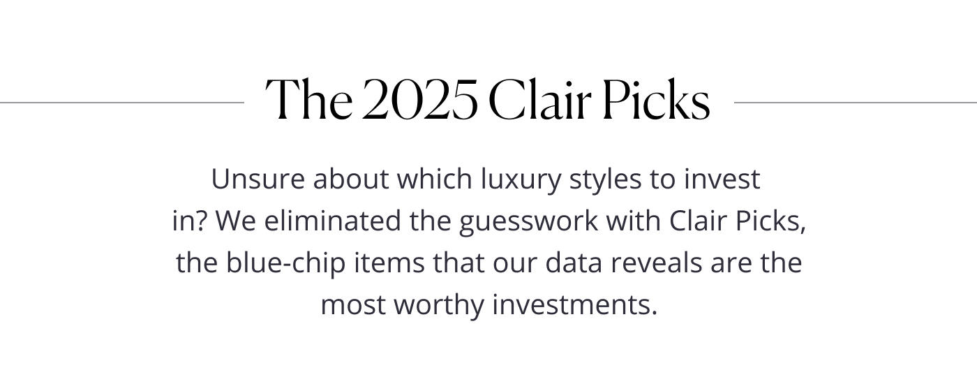 The 2025 Clair Picks