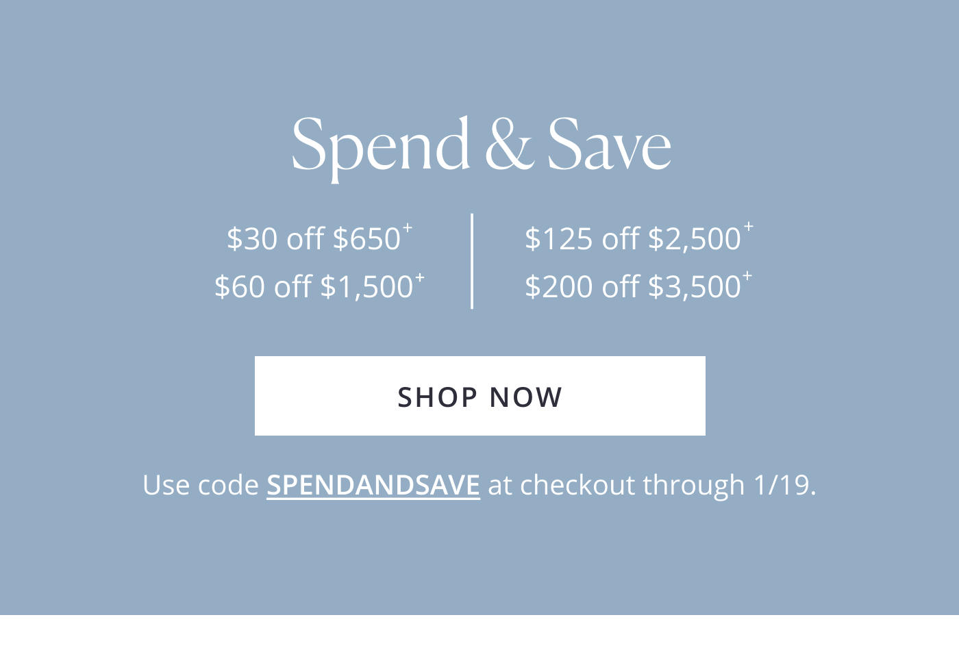 Spend & Save